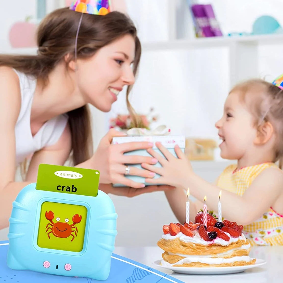 Rechargeable Educational Talking Flash Cards (224 Words)