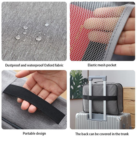 Premium Waterproof Document Storage Travel Bag (Fireproof)