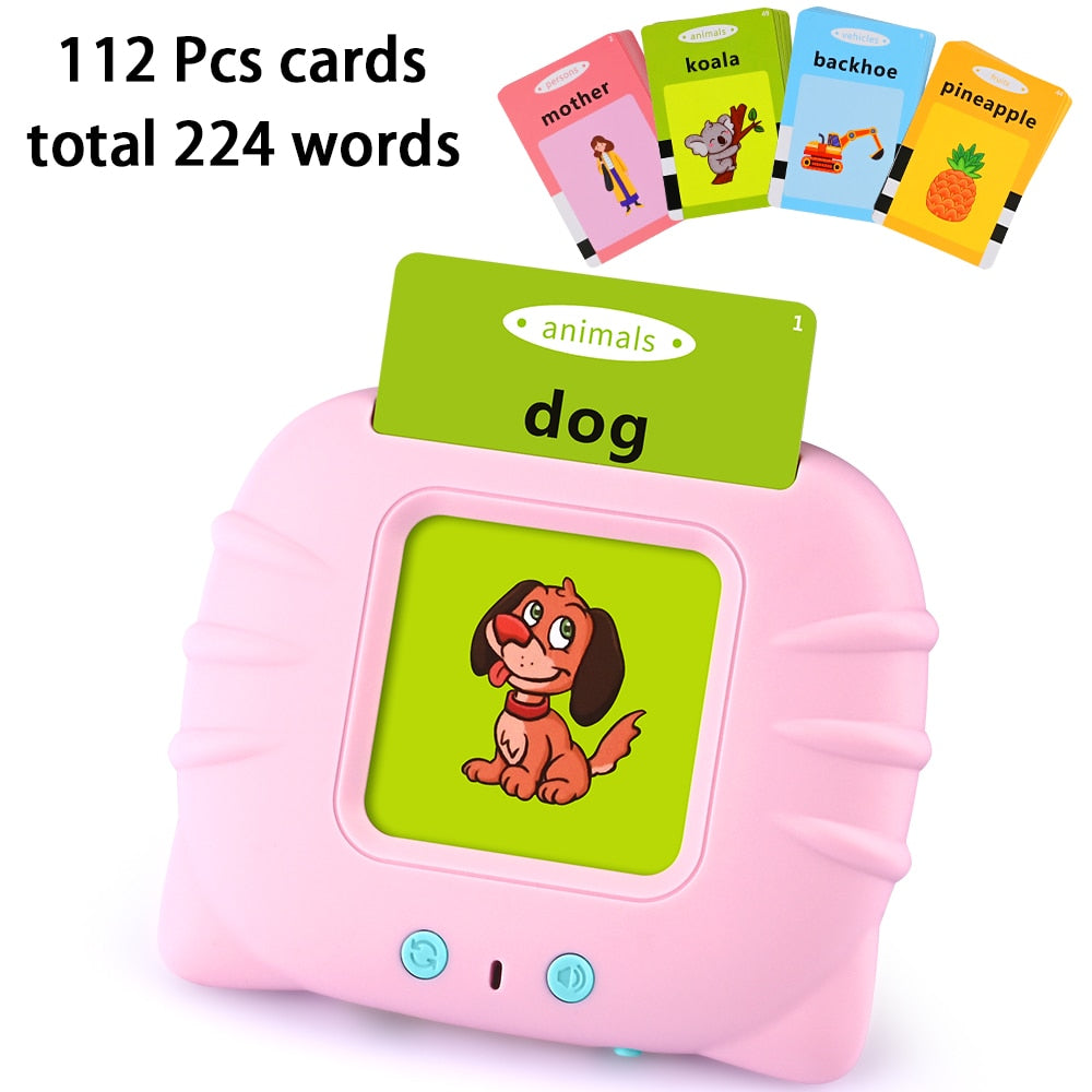 Rechargeable Educational Talking Flash Cards (224 Words)