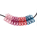 Bungee clothesline with 12 clips (Set of 2)