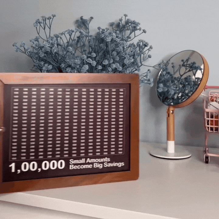 Classic Wooden Savings Bank